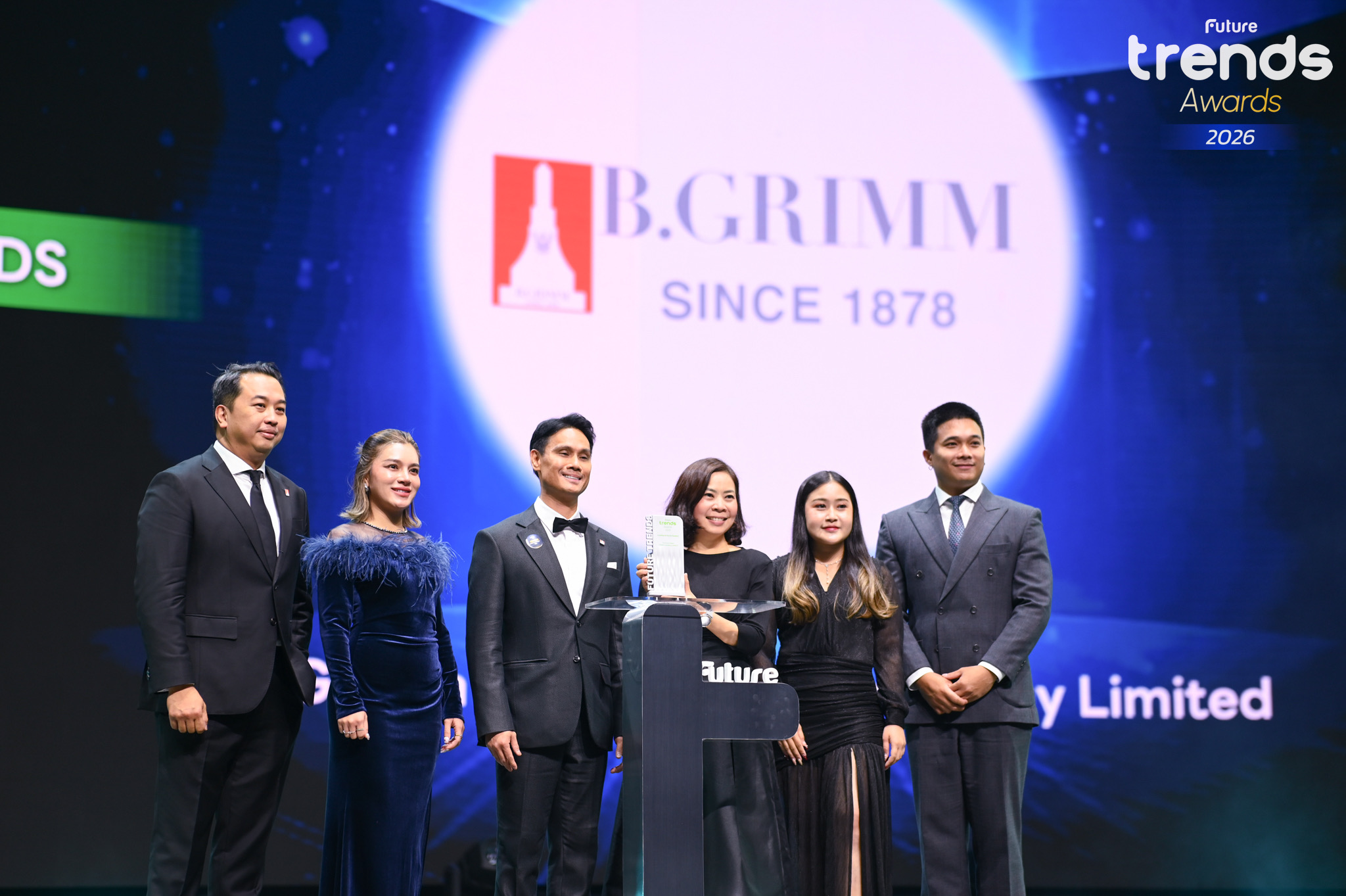 บี.กริม เพาเวอร์ คว้า 3 รางวัลใหญ่จาก Future Trends Awards 2026ตอกย้ำองค์กรต้นแบบที่เติบโตด้วยความโอบอ้อมอารีและครองใจคนทำงาน